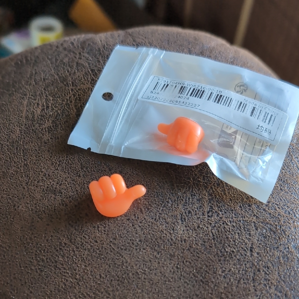 Orange Hand Cord Holder